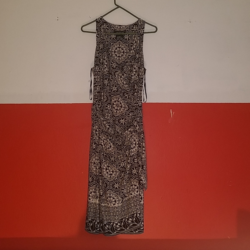 Cream and Black dress